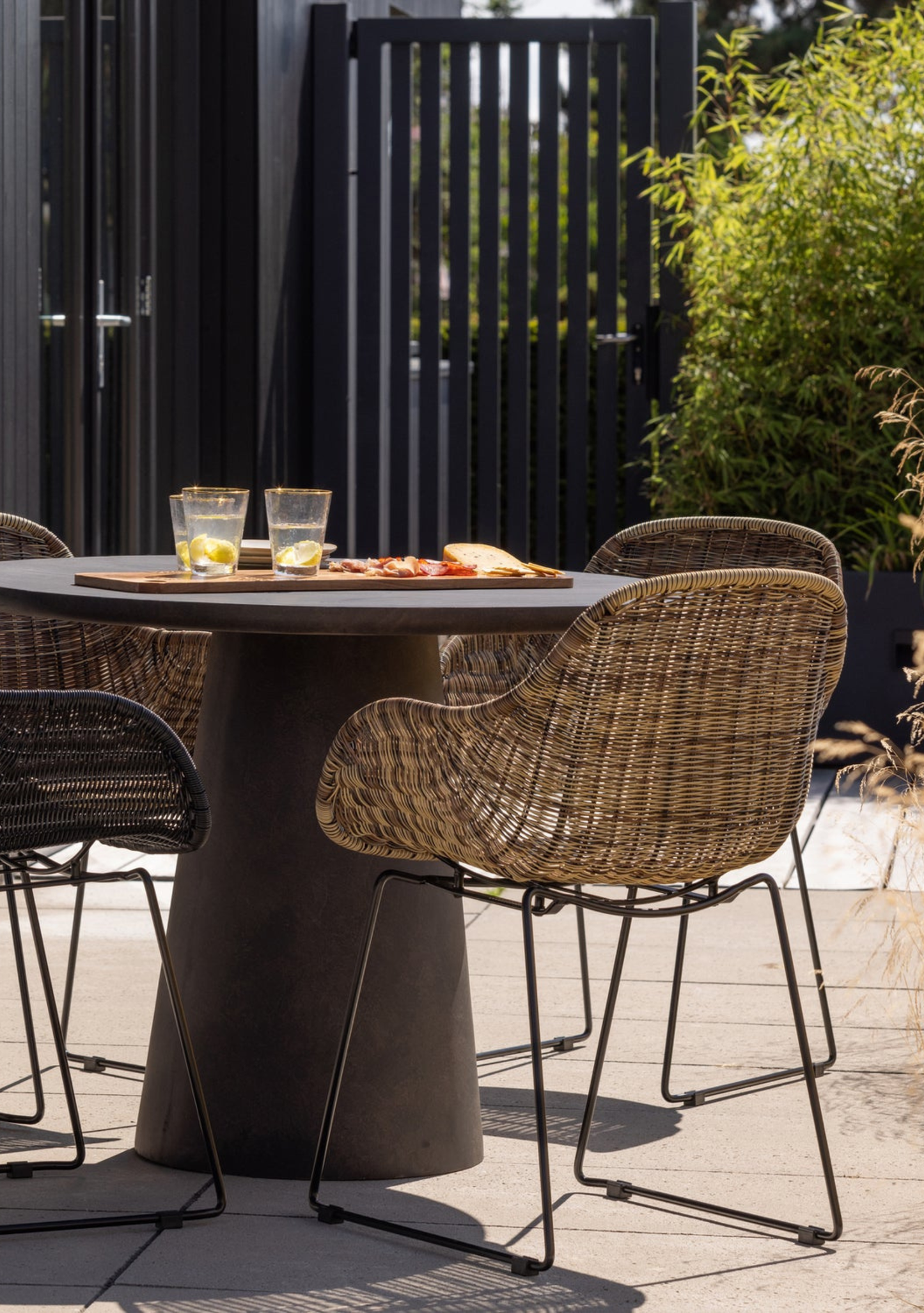 WILLOW GARDEN CHAIR NATURAL Set - 2 - Elara Maison