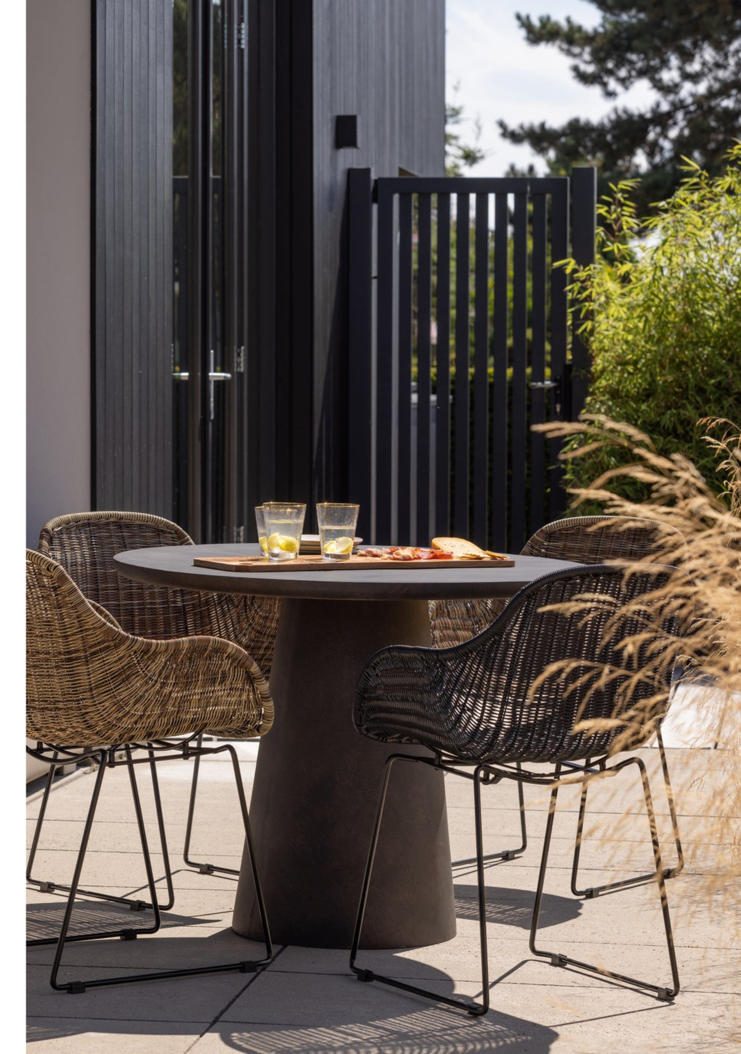 WILLOW GARDEN CHAIR NATURAL Set - 2 - Elara Maison