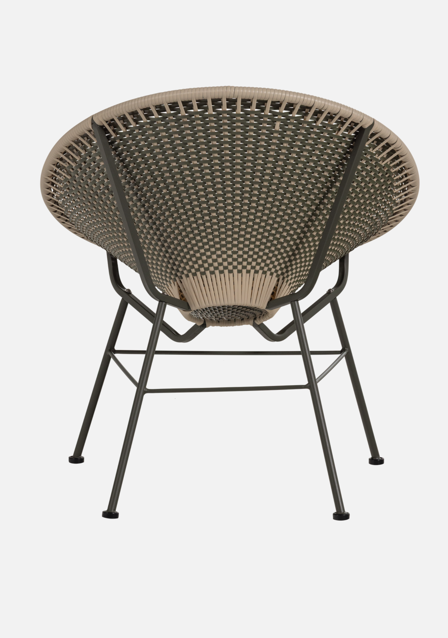 Kazoun Outdoor Lounge Chair – Wicker Green - Elara Maison