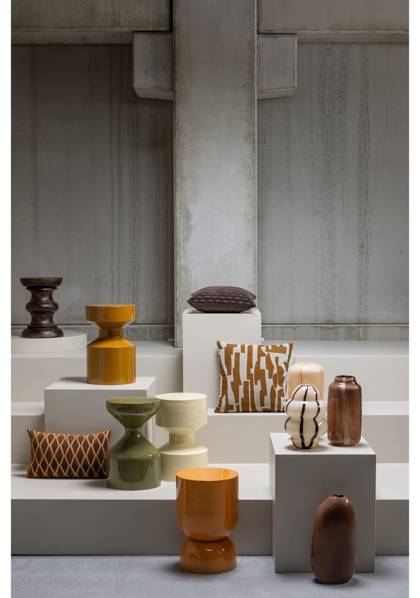 Hekla Orange Side Table