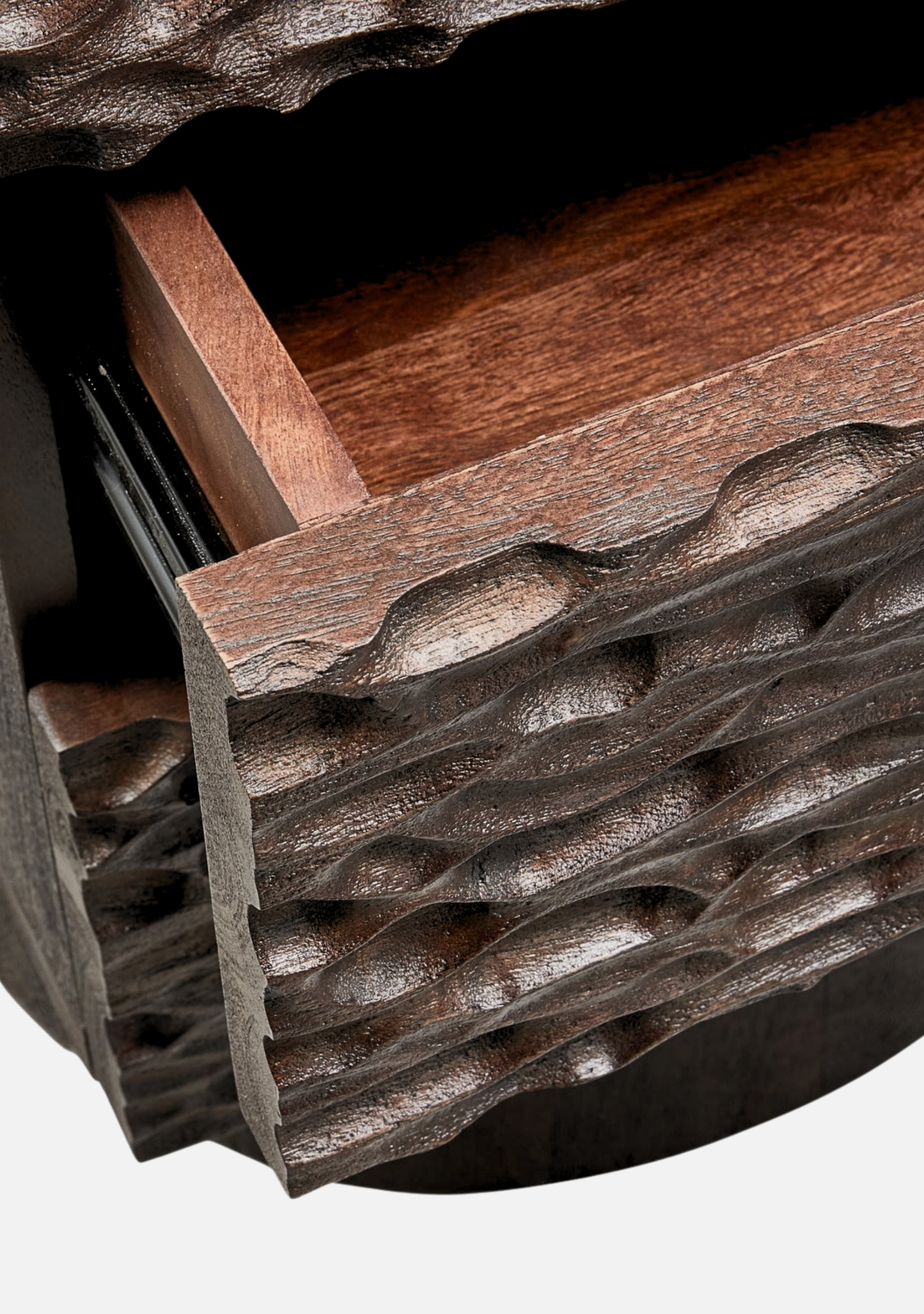 Crumble TV Unit – Walnut Mango Wood