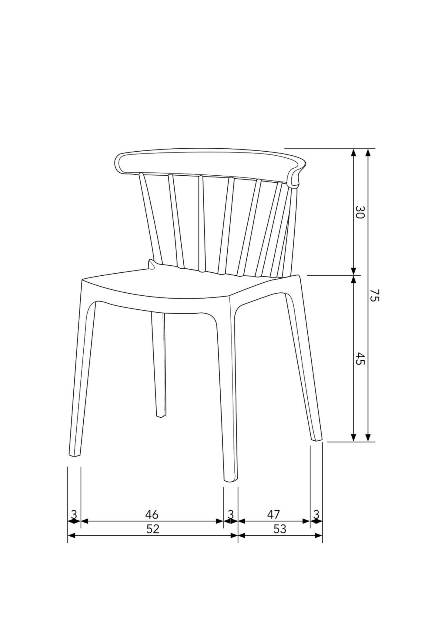 Bliss Gartenstuhl-Set (2er-Pack)