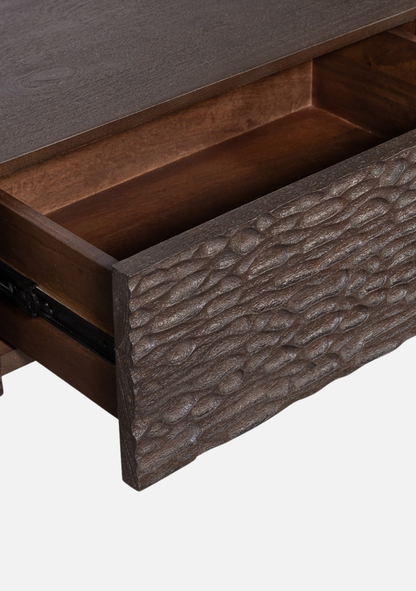 Crumble TV Unit – Walnut Mango Wood