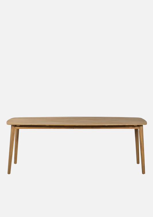 KRIS GARDEN TABLE 215X90 CM ACACIA WOOD NATURAL [fsc] - Elara Maison