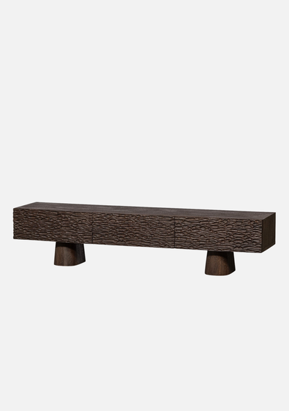 Crumble TV Unit – Walnut Mango Wood