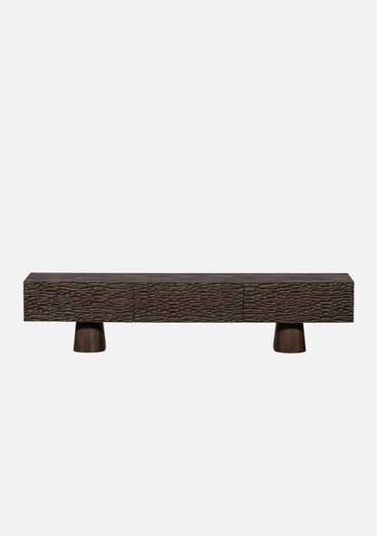 Crumble TV Unit – Walnut Mango Wood