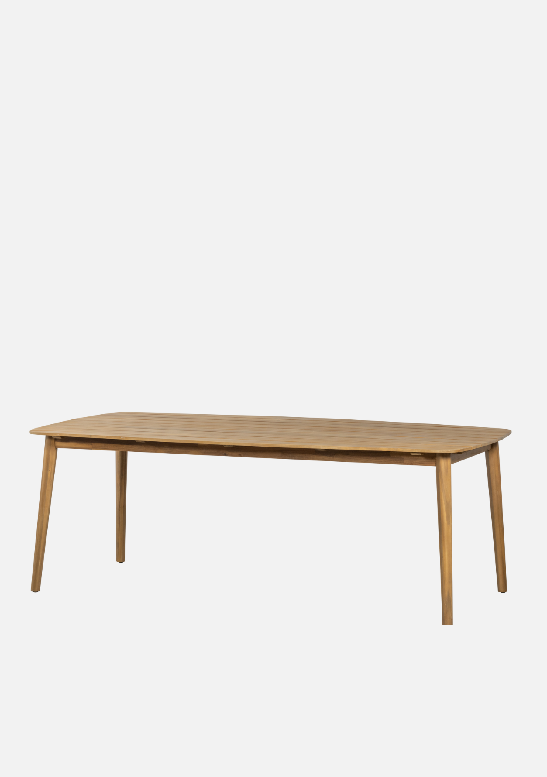 KRIS GARDEN TABLE 215X90 CM ACACIA WOOD NATURAL [fsc] - Elara Maison