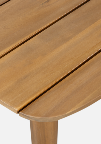 KRIS GARDEN TABLE 215X90 CM ACACIA WOOD NATURAL [fsc] - Elara Maison