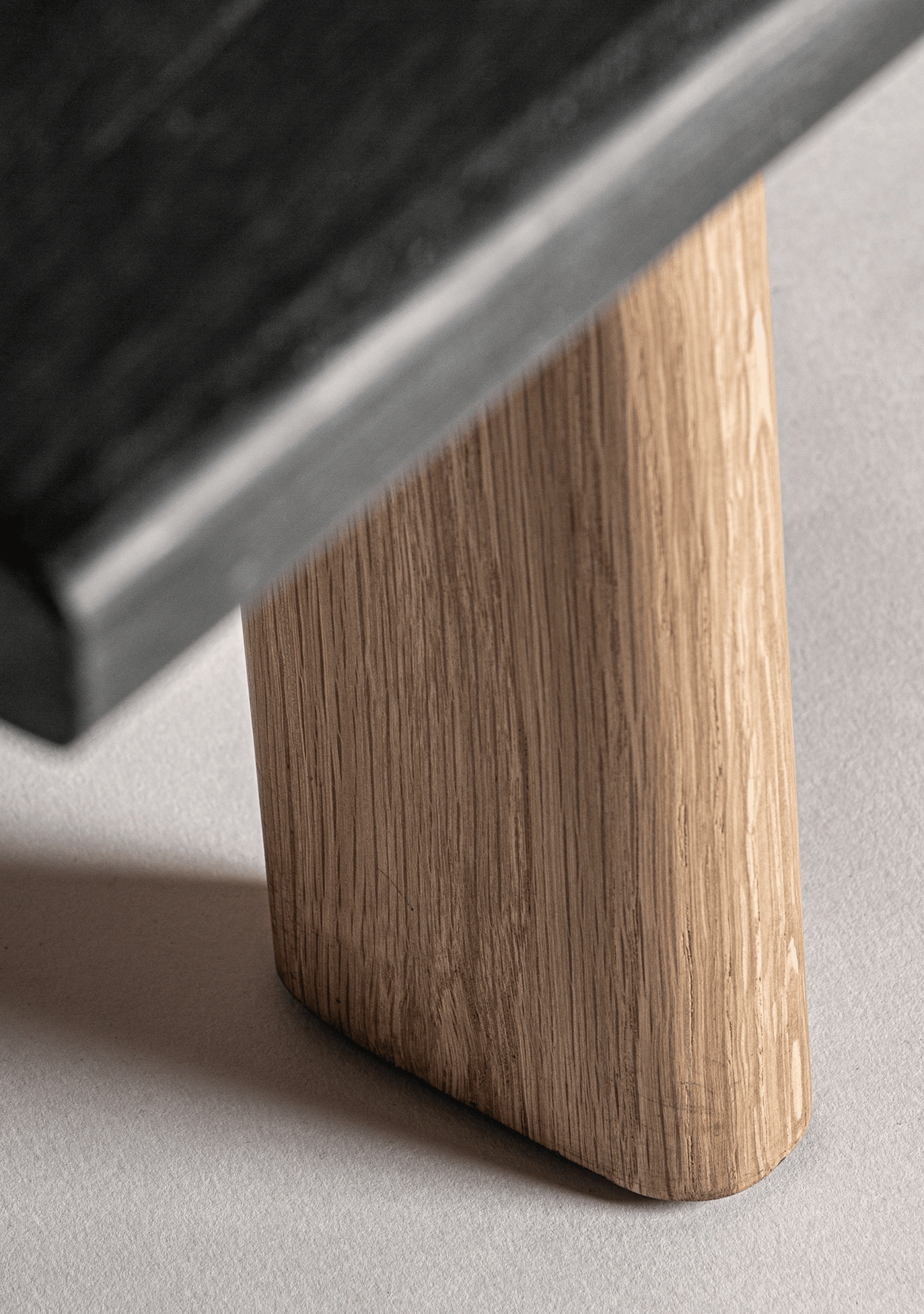 Nara Black Marble & Oak Designer Coffee Table