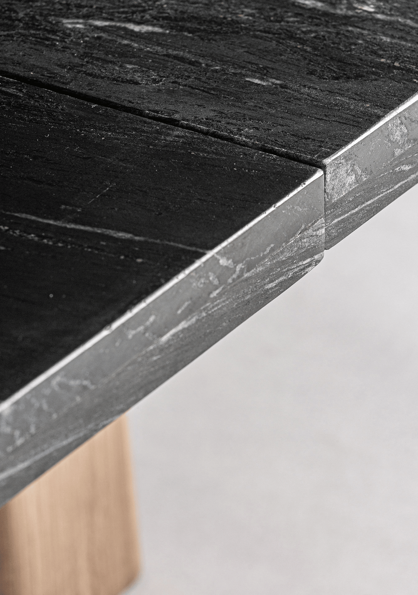Nara Black Marble & Oak Designer Coffee Table