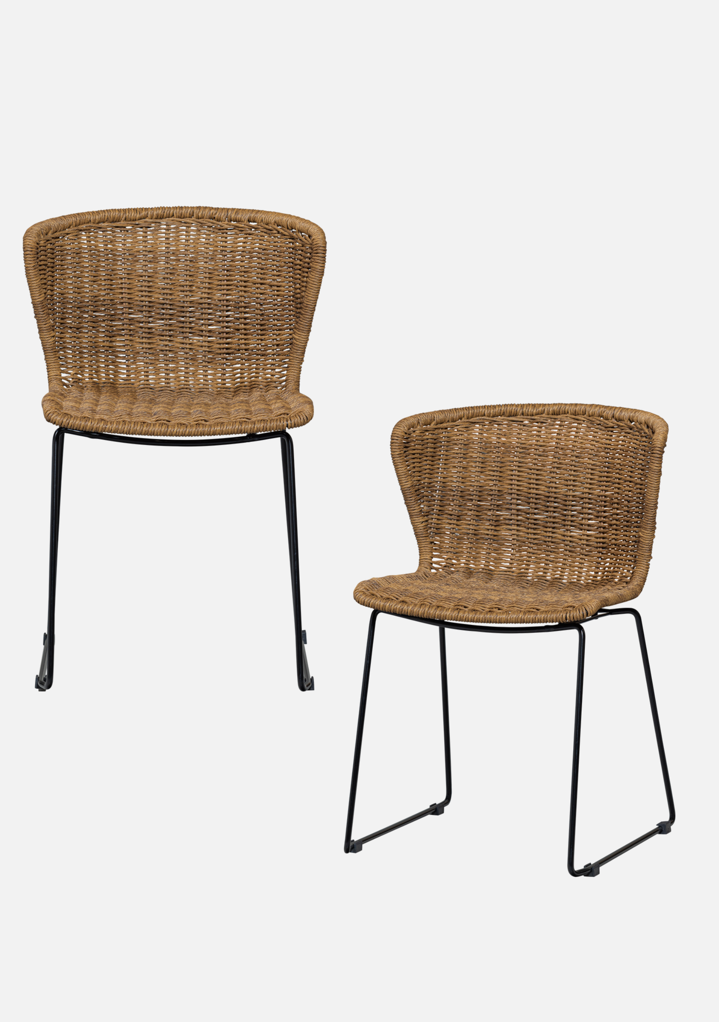 WINGS GARDEN CHAIR ROPE NATURAL - SET OF 2 - Elara Maison