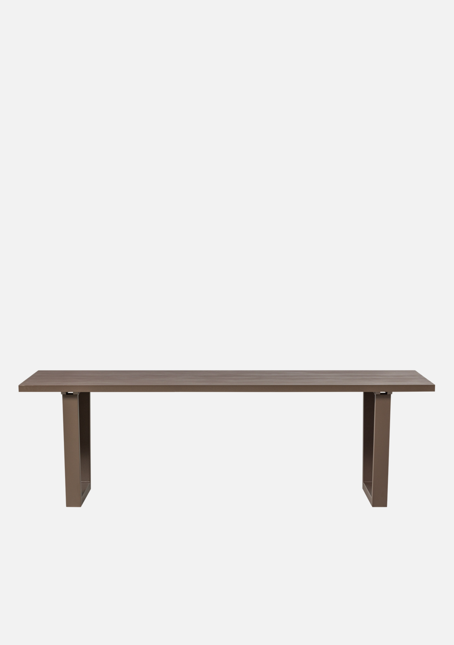 BEAR GARDEN TABLE ALUMINIUM BROWN - Elara Maison