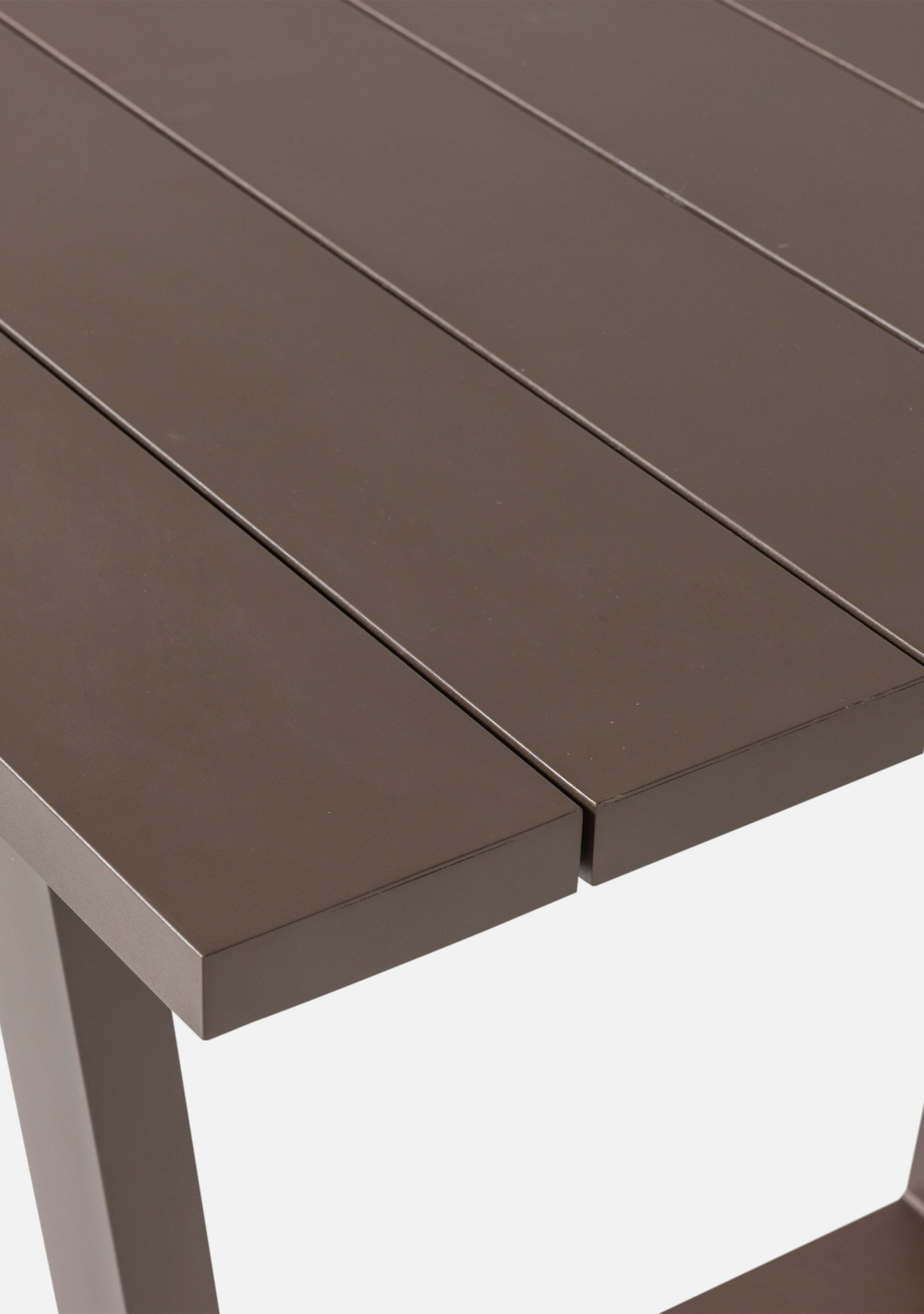 BEAR GARDEN TABLE ALUMINIUM BROWN - Elara Maison