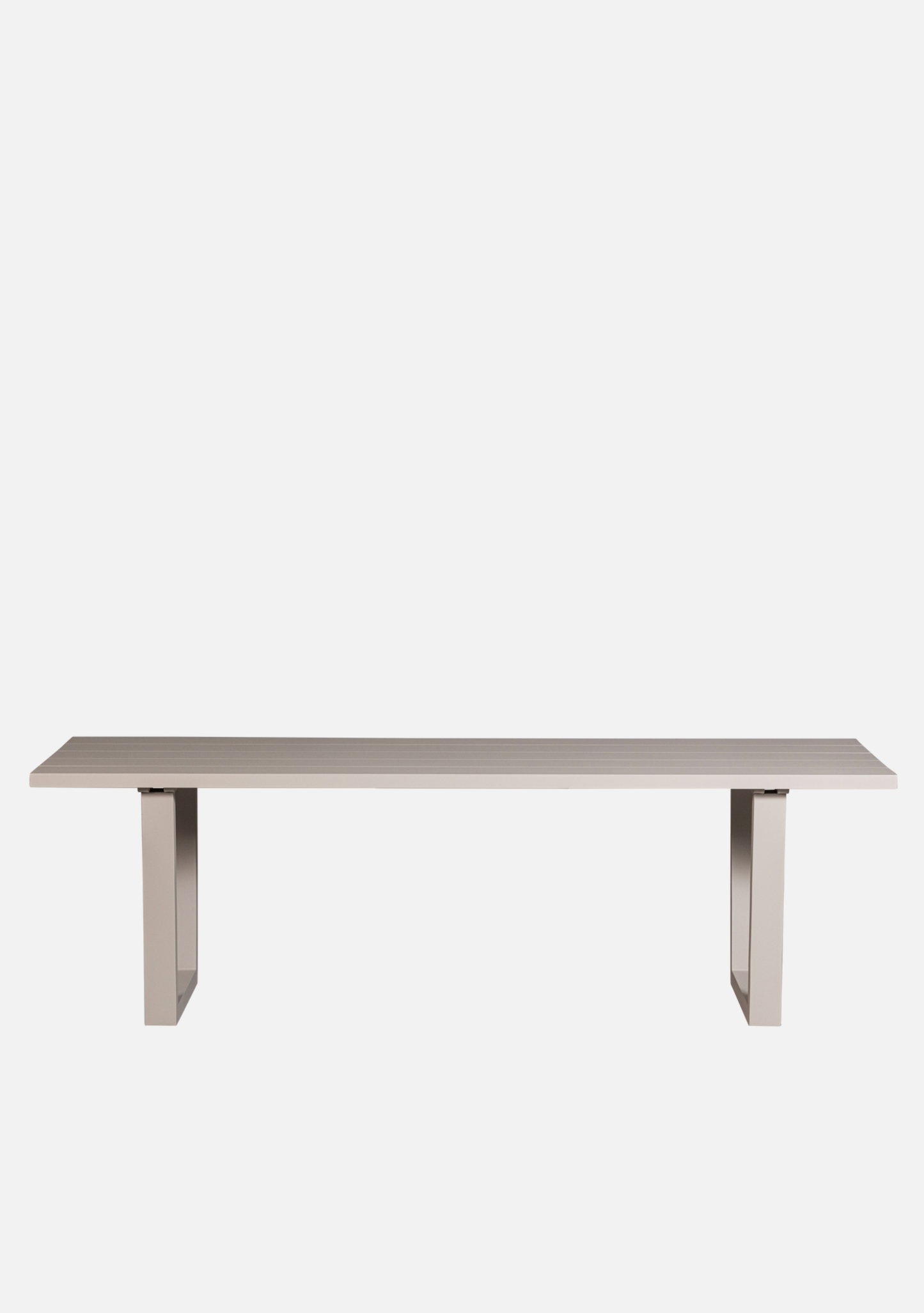 BEAR GARDEN TABLE ALUMINIUM SAND - Elara Maison