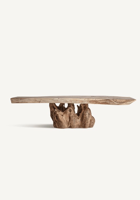 Kanye Live Edge Solid Suar Wood Coffee Table