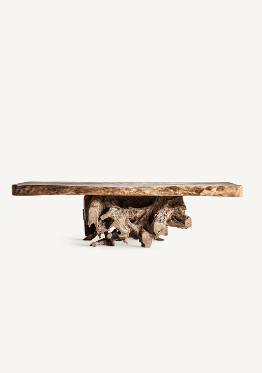 Kanye Live Edge Solid Suar Wood Coffee Table