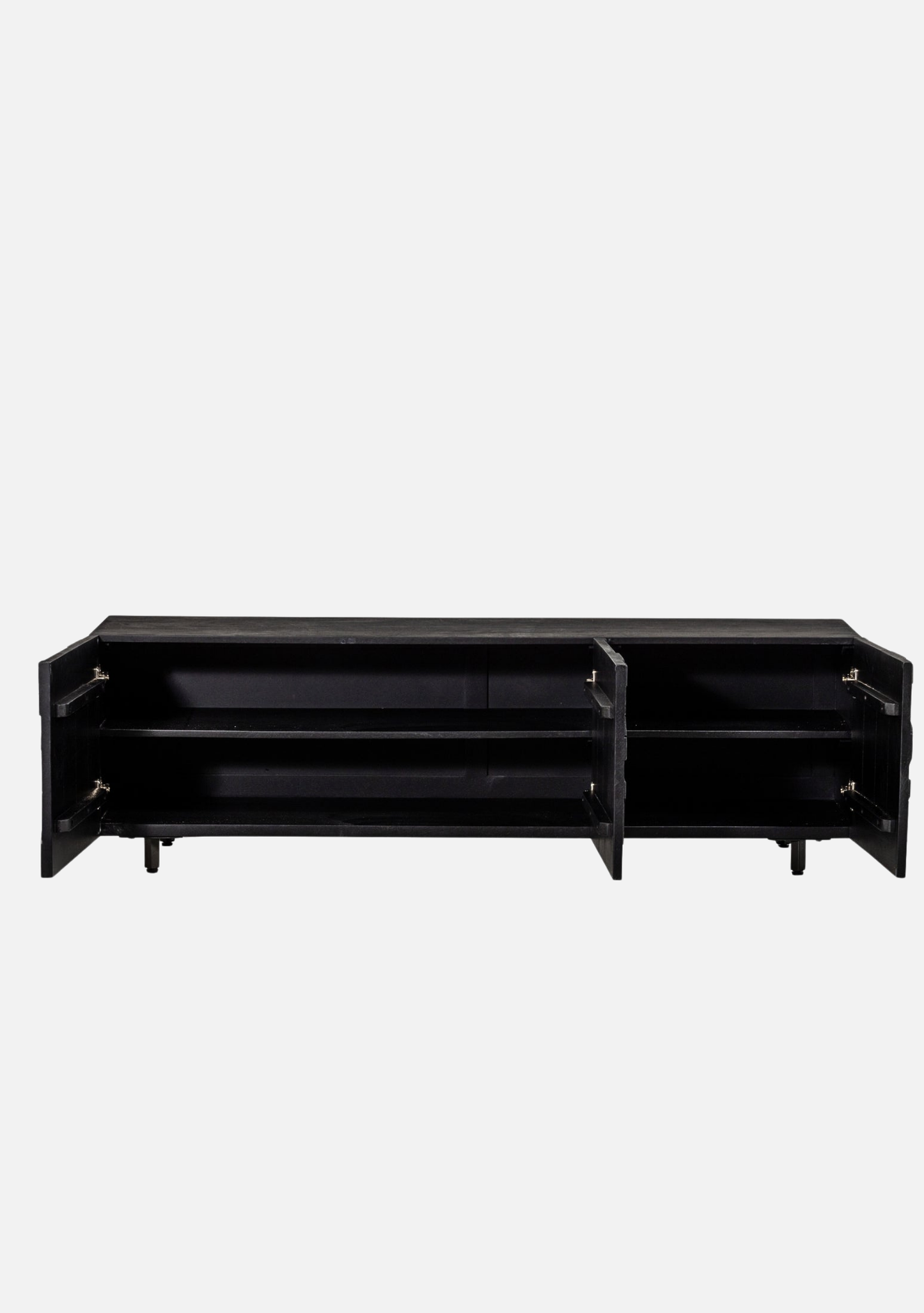 Counter TV Unit – Black Mango Wood