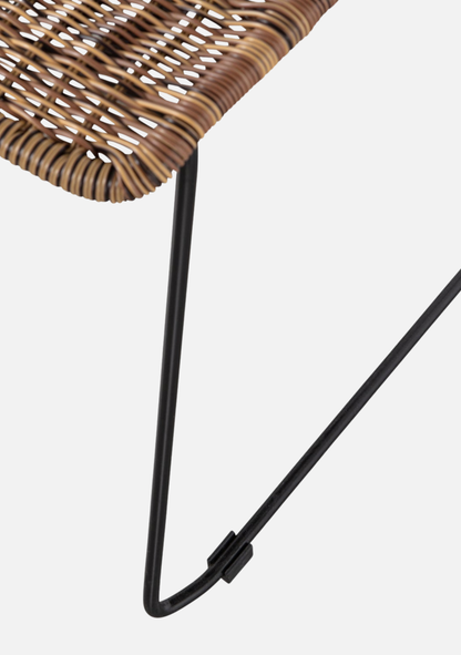 WINGS GARDEN CHAIR NATURAL - SET OF 2 - Elara Maison