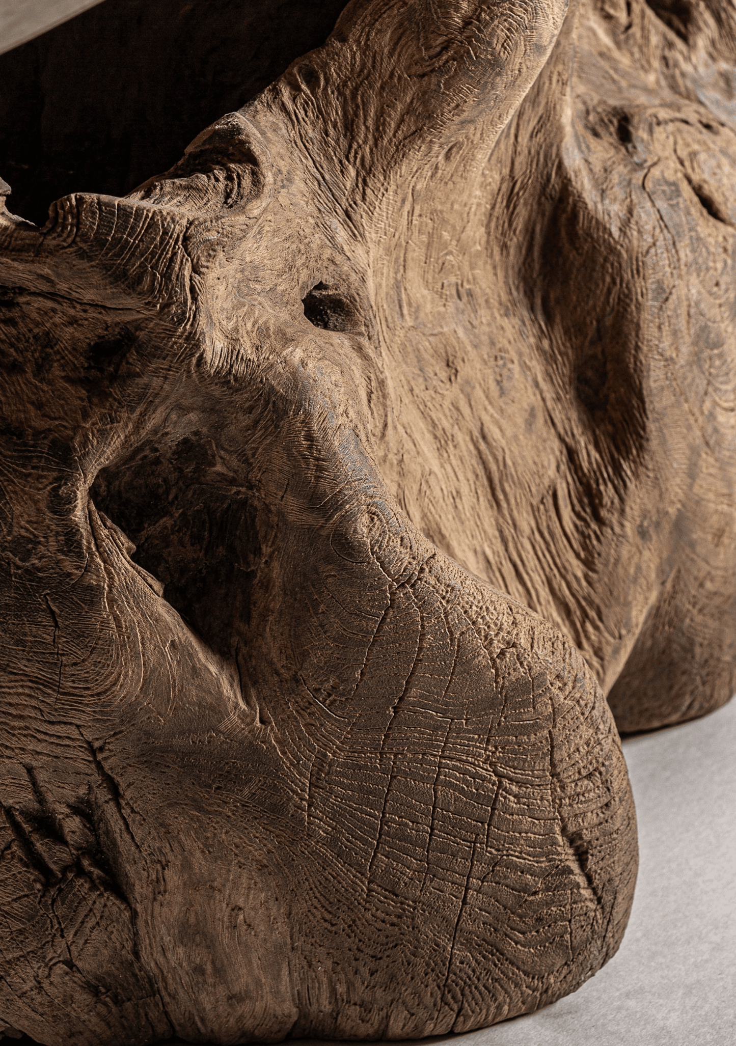 Kanye Live Edge Solid Suar Wood Coffee Table