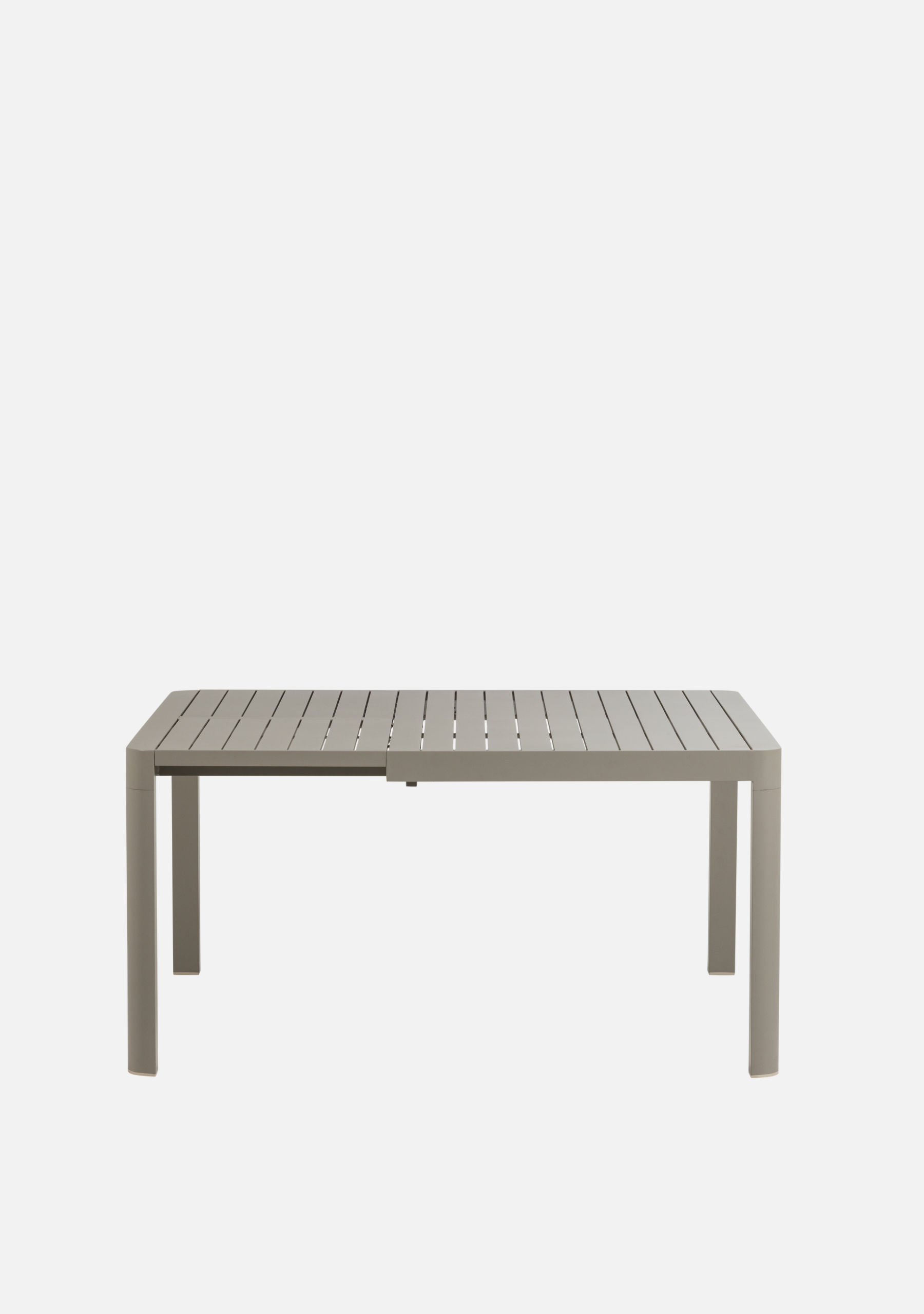 OVARA EXTENDABLE GARDEN TABLE ALUMINIUM SAND - Elara Maison