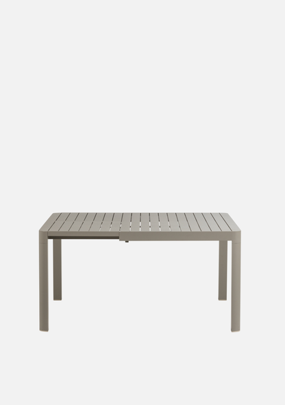 OVARA EXTENDABLE GARDEN TABLE ALUMINIUM SAND - Elara Maison