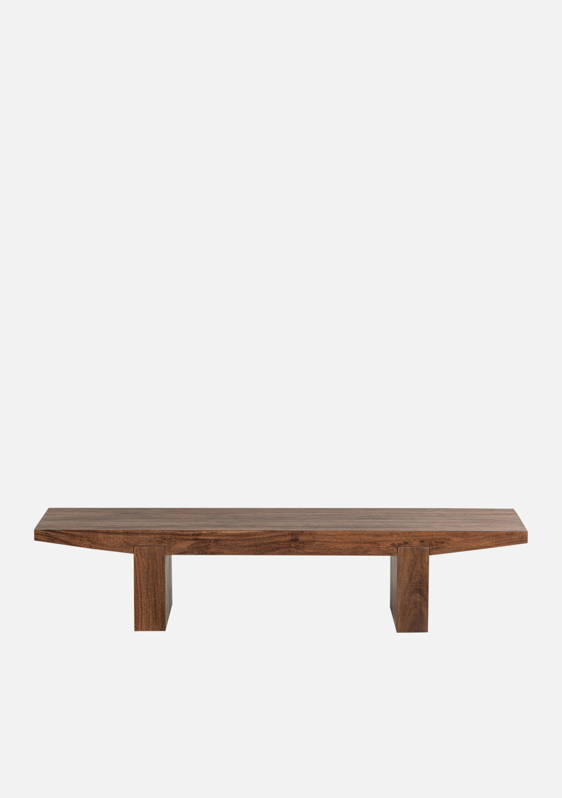 Eron Coffee Table – Solid Acacia Wood Brown - Elara Maison