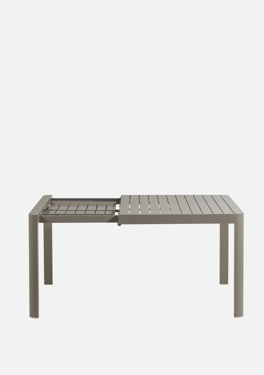 OVARA EXTENDABLE GARDEN TABLE ALUMINIUM SAND - Elara Maison