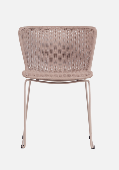 WINGS GARDEN CHAIR SAND - SET OF 2 - Elara Maison