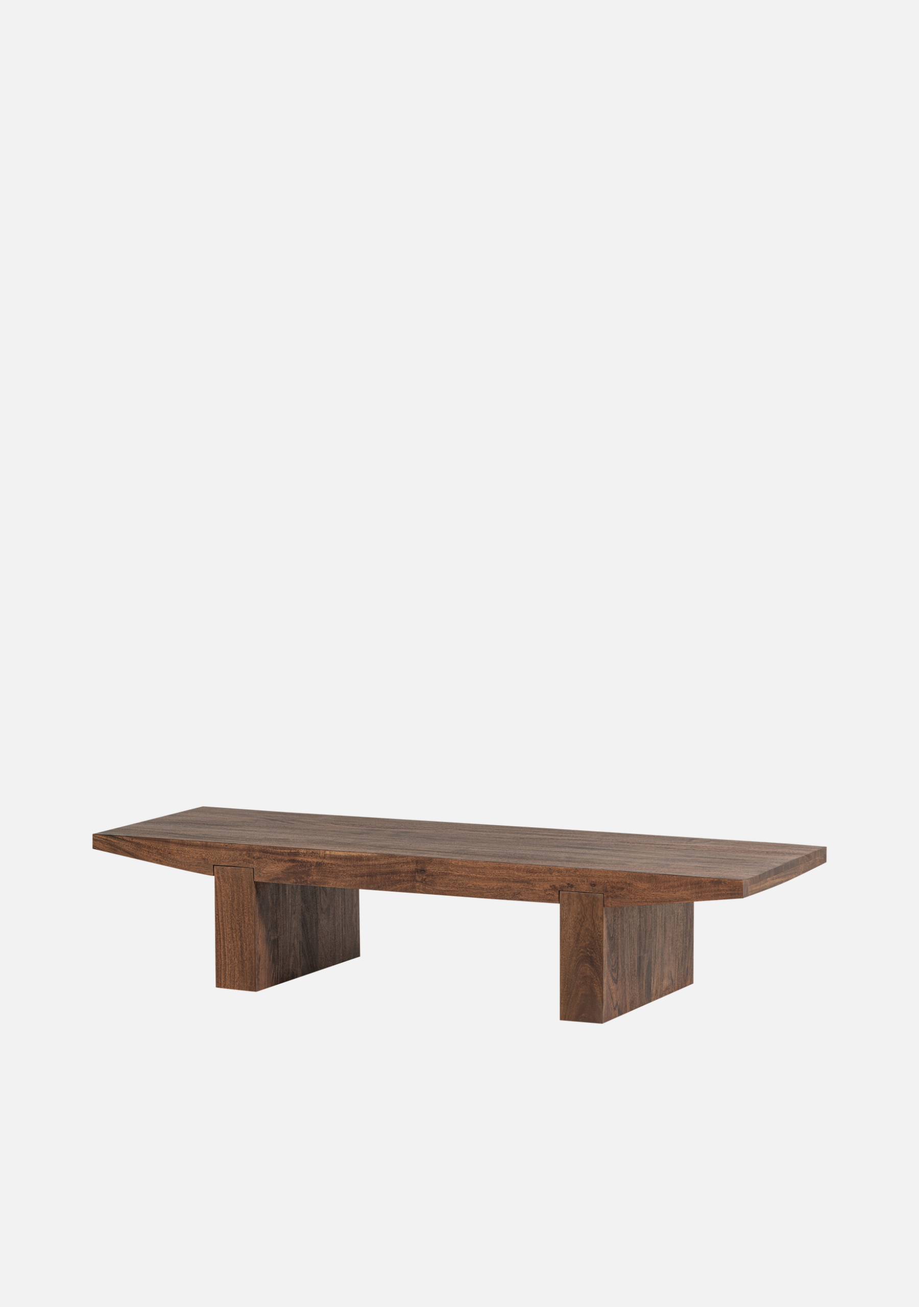 Eron Coffee Table – Solid Acacia Wood Brown - Elara Maison