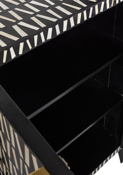 Menne Cabinet – Bone Inlay Mango Wood