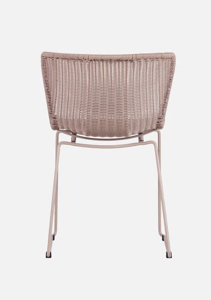 WINGS GARDEN CHAIR SAND - SET OF 2 - Elara Maison