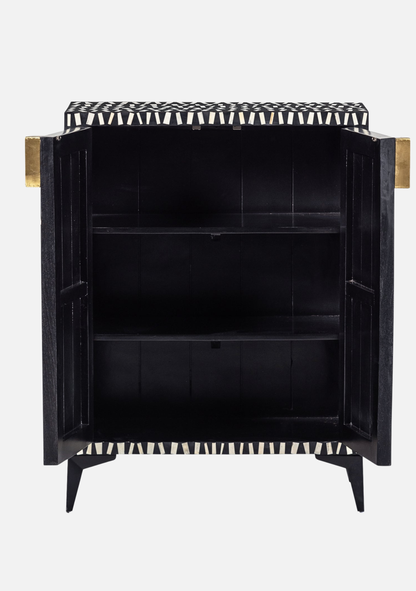 Menne Cabinet – Bone Inlay Mango Wood