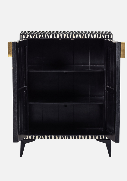 Menne Cabinet – Bone Inlay Mango Wood
