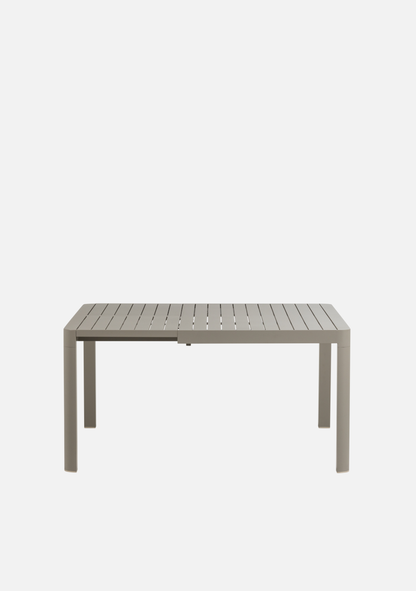 OVARA EXTENDABLE GARDEN TABLE ALUMINIUM SAND - Elara Maison