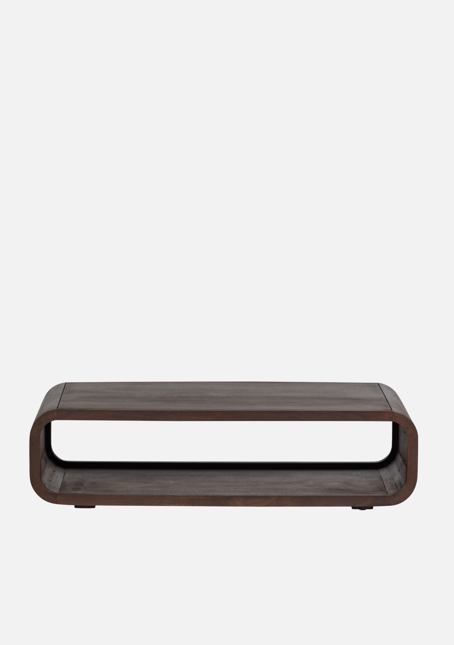 Kinu Coffee Table – FSC® Mango Wood Dark Brown - Elara Maison
