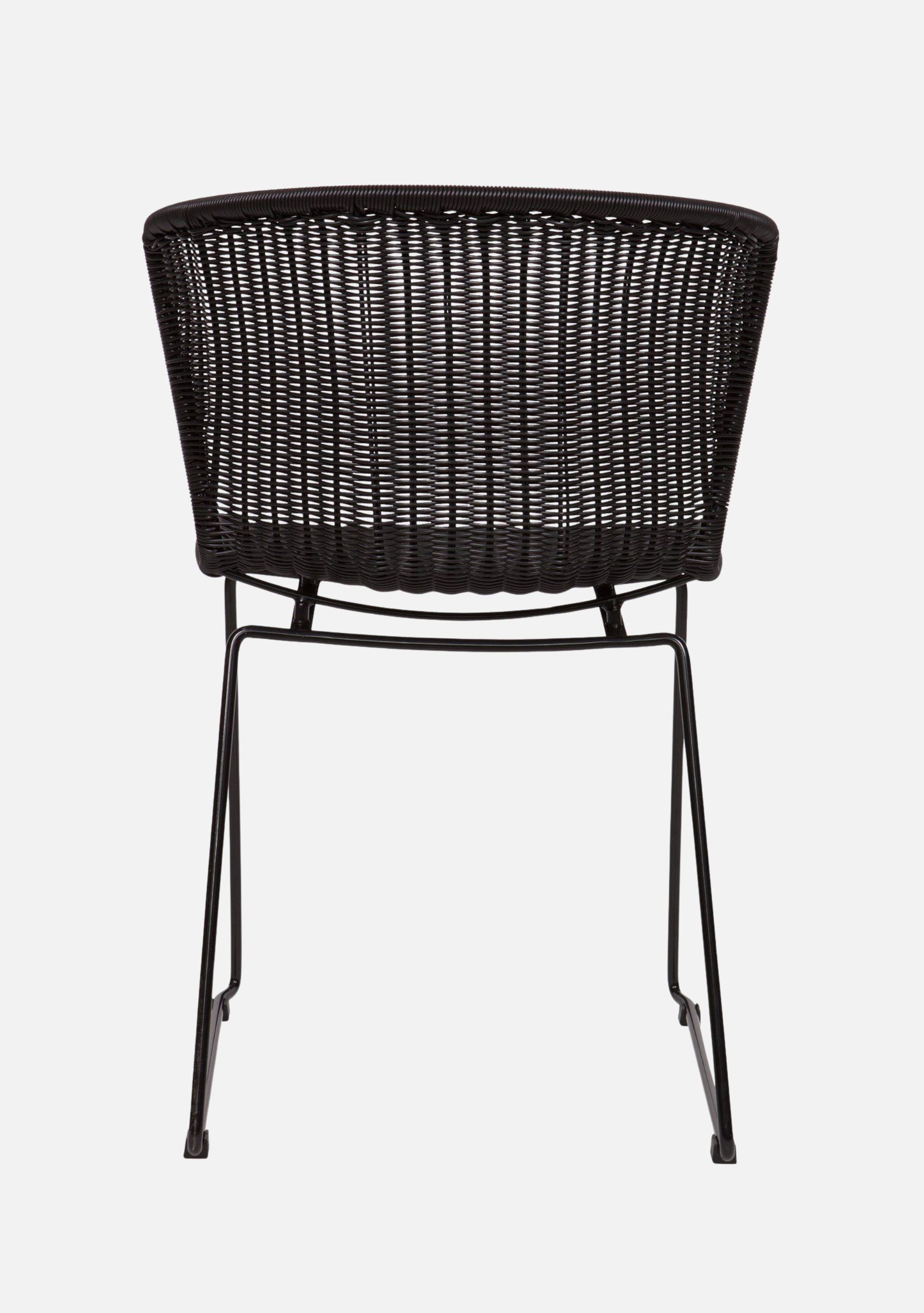 WINGS GARDEN CHAIR BLACK - SET OF 2 - Elara Maison