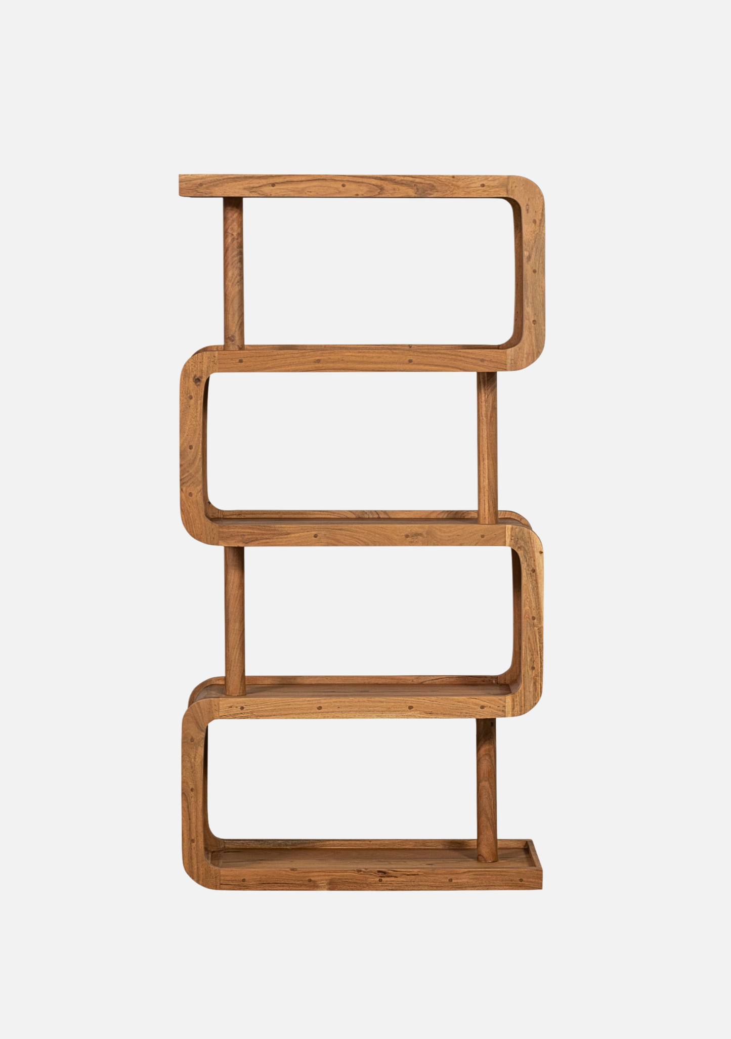 Rattle Display Cabinet – Natural Acacia Wood
