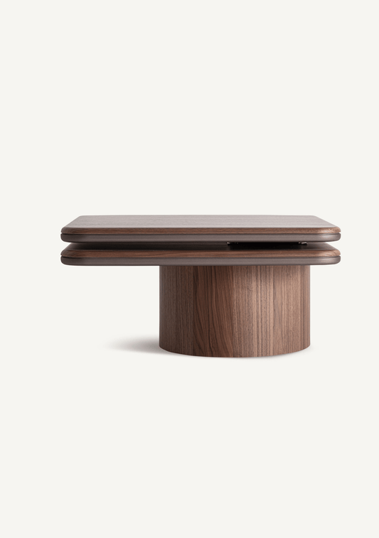 Kexby Walnut Veneer Designer Coffee Table