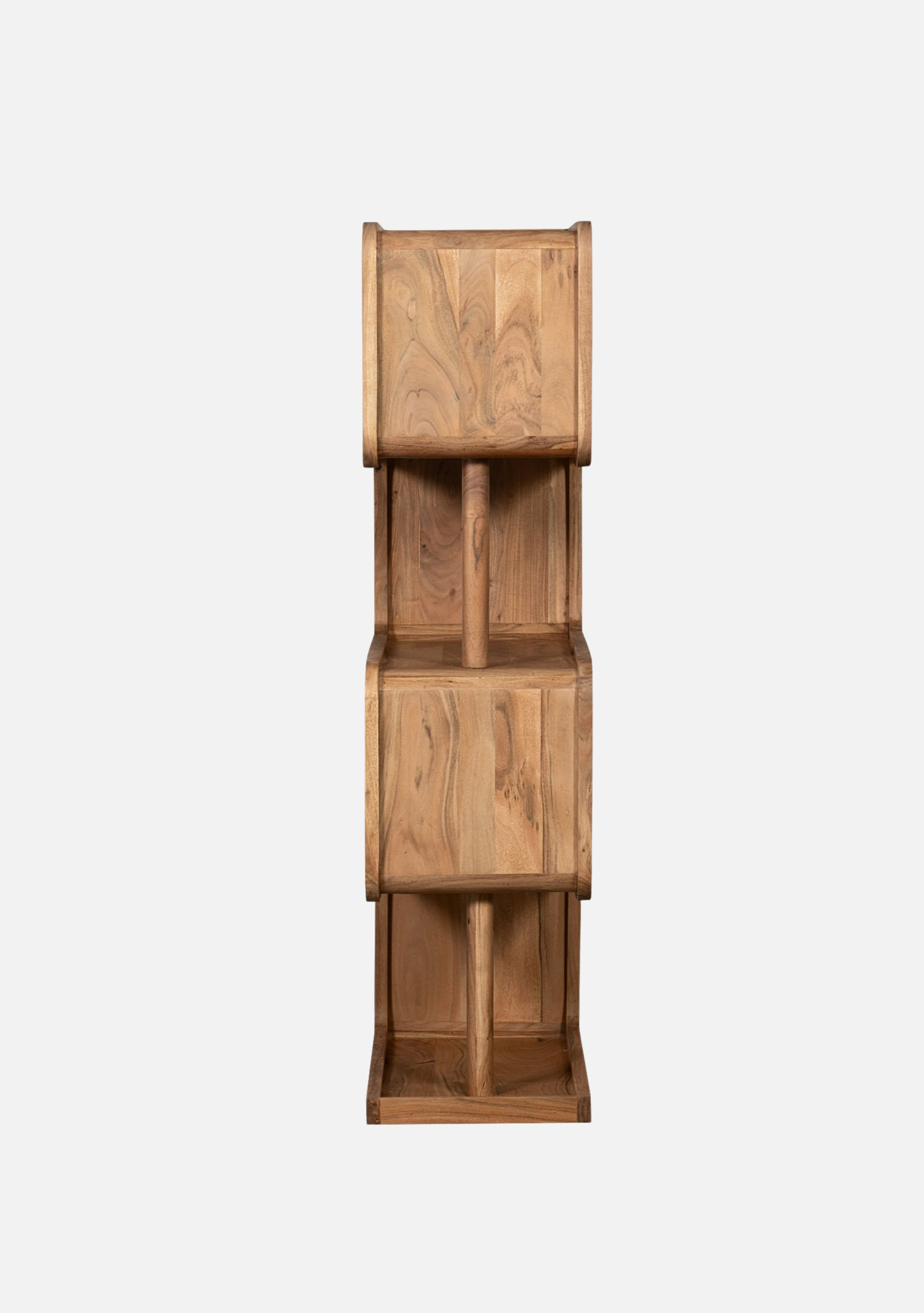 Rattle Display Cabinet – Natural Acacia Wood