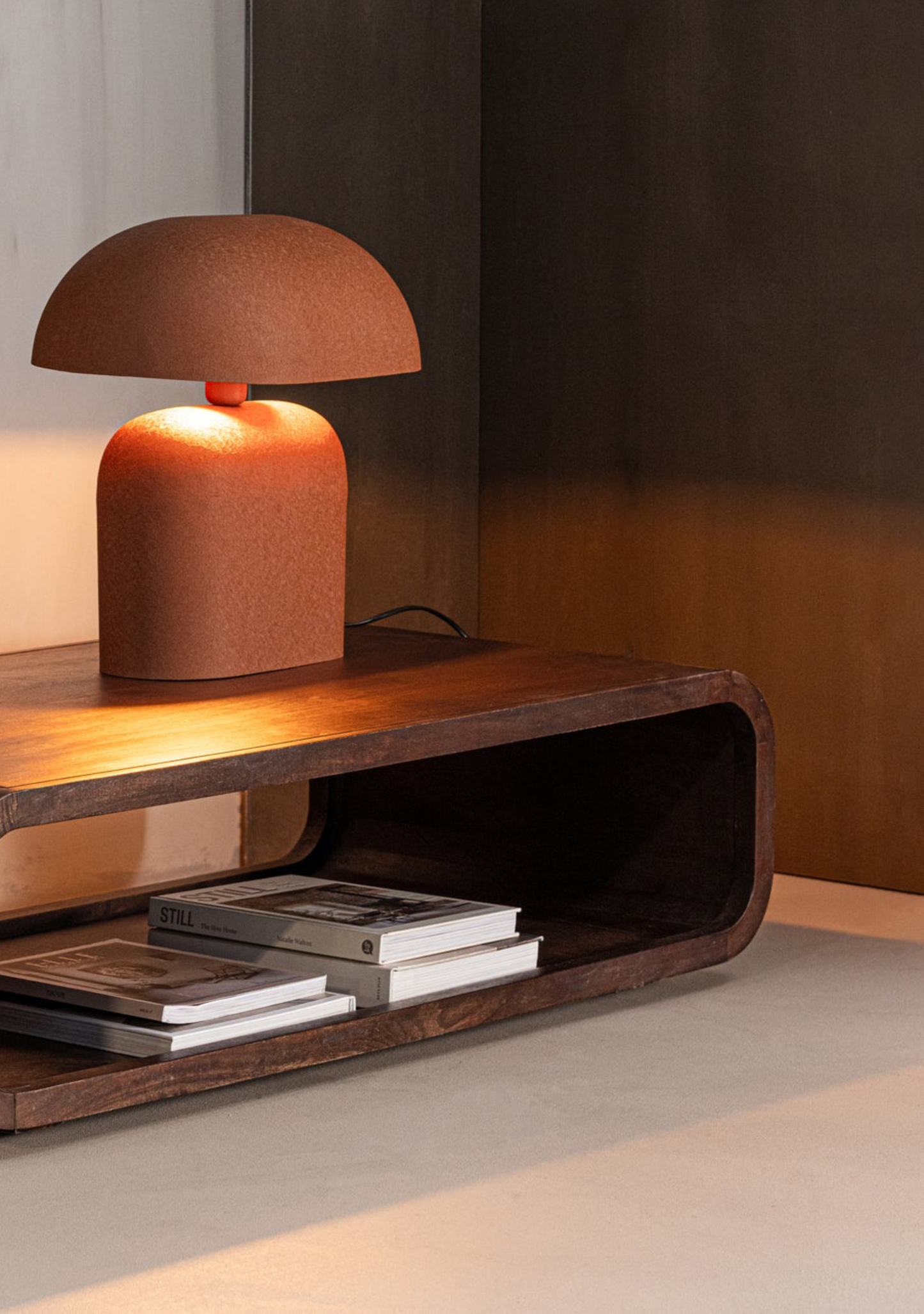 Kinu Coffee Table – FSC® Mango Wood Dark Brown - Elara Maison