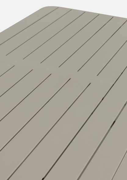 OVARA EXTENDABLE GARDEN TABLE ALUMINIUM SAND - Elara Maison