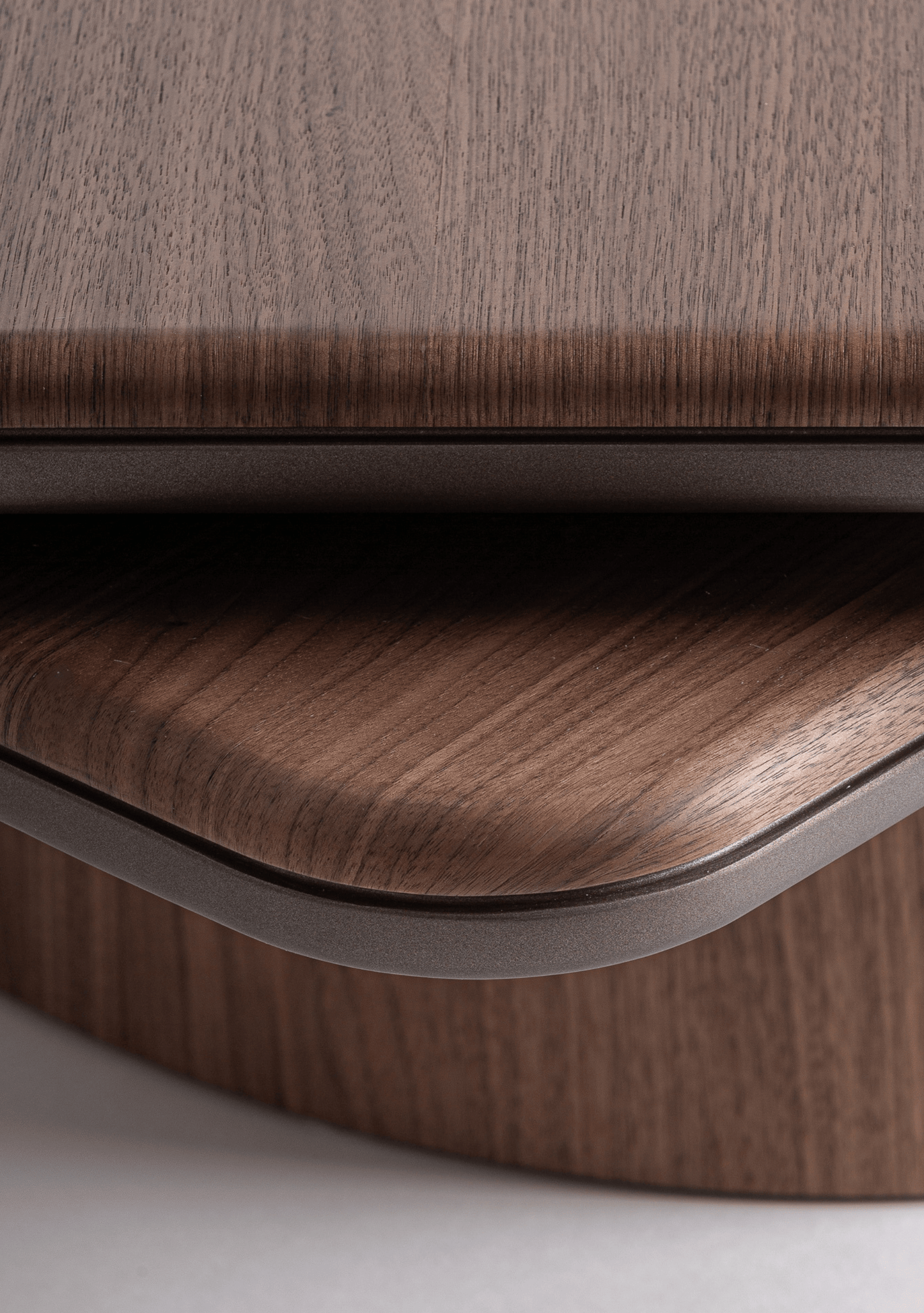 Kexby Walnut Veneer Designer Coffee Table