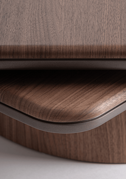 Kexby Walnut Veneer Designer Coffee Table