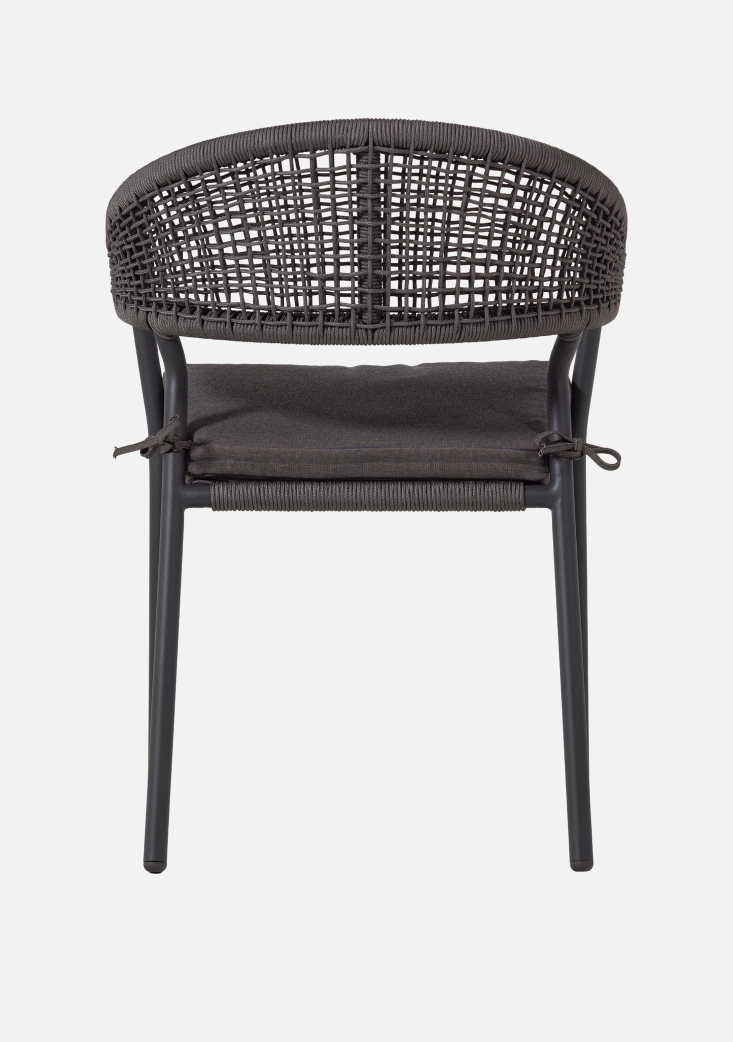 RILO GARDEN CHAIR ALUMINIUM/POLYESTER BROWN - Elara Maison