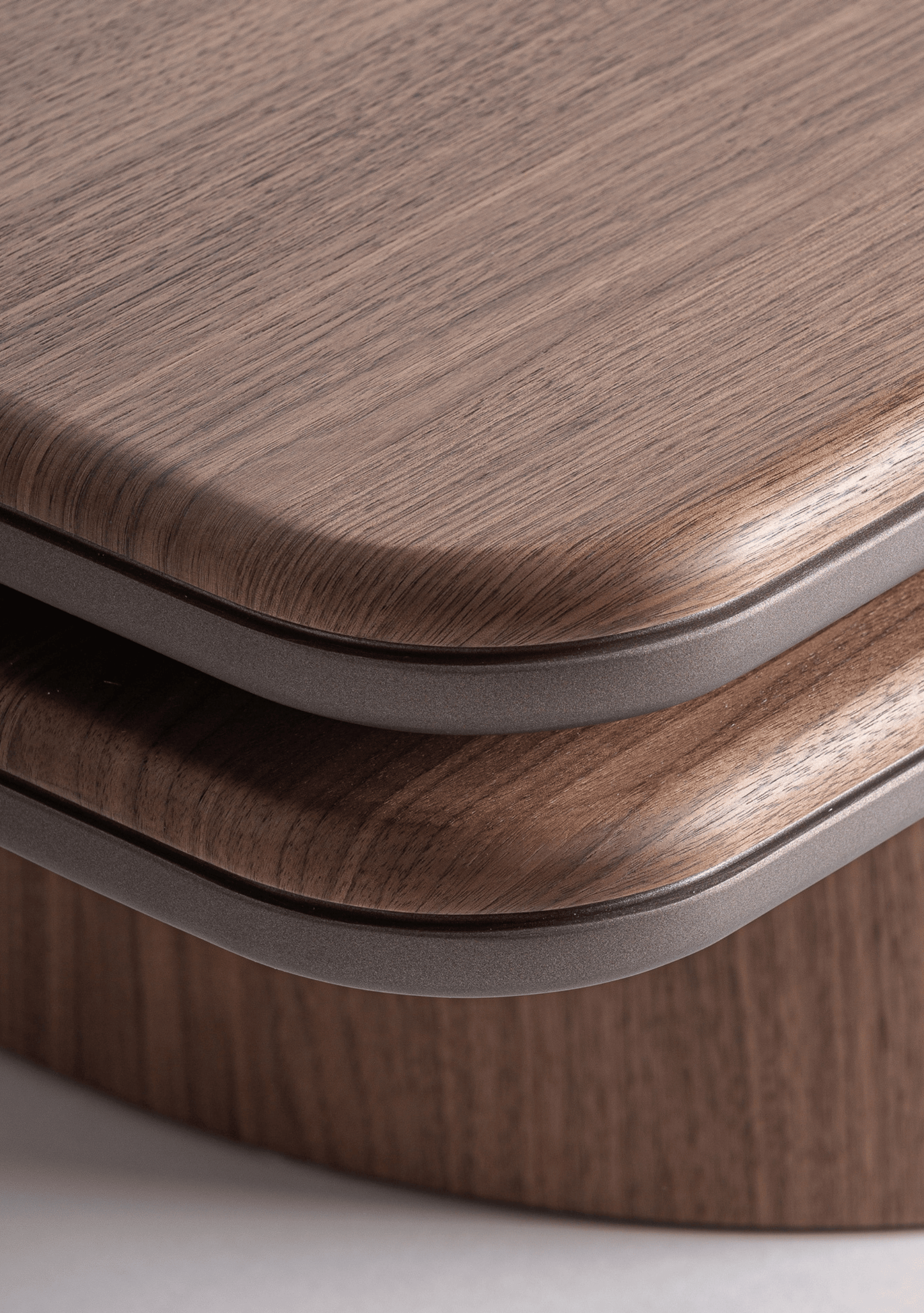 Kexby Walnut Veneer Designer Coffee Table