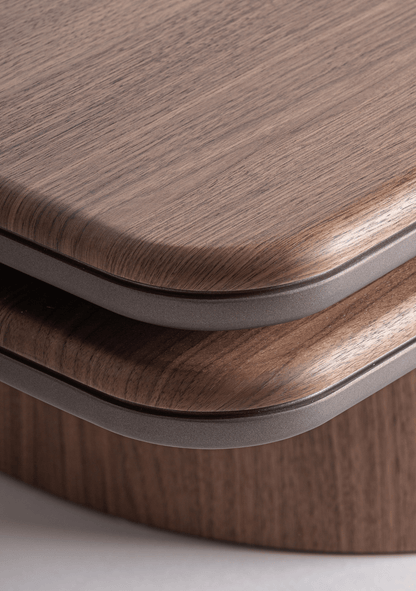 Kexby Walnut Veneer Designer Coffee Table