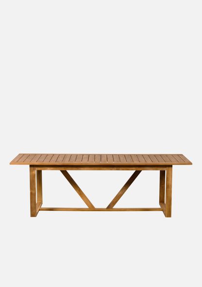 BEAVER GARDEN TABLE TEAK NATURAL - Elara Maison