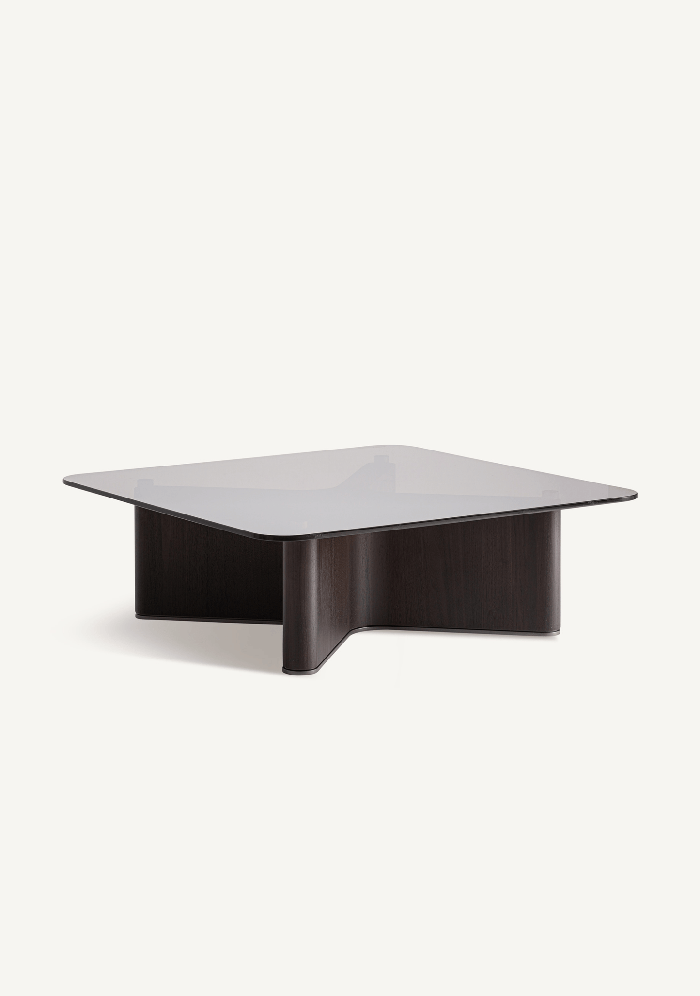 Bransby Black Ash & Tempered Glass Designer Coffee Table