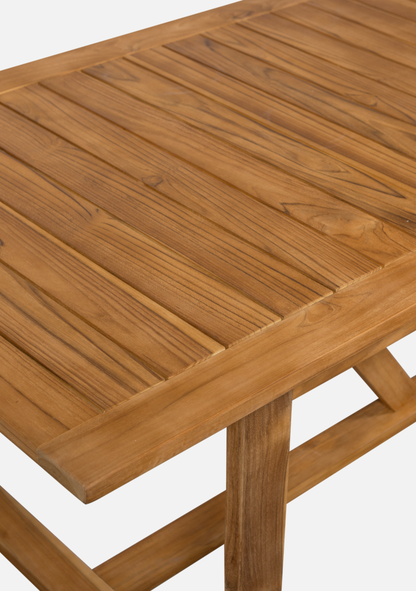 BEAVER GARDEN TABLE TEAK NATURAL - Elara Maison