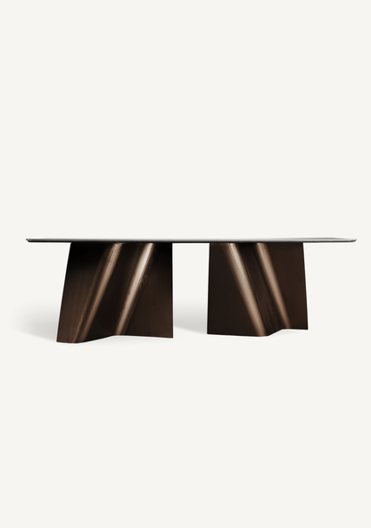 Tux Sculptural Porcelain Dining Table 240 cm
